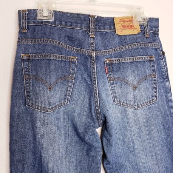 Levi's Vintage 515 High Rise Waist Bootcut Cotton Jeans 90s Y2K Women's Size 10 - Picture 5 of 9